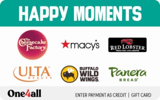 One4all Happy Moments Gift Card