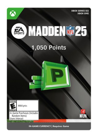 Xbox Madden NFL 25 1050 Madden Pts eGift